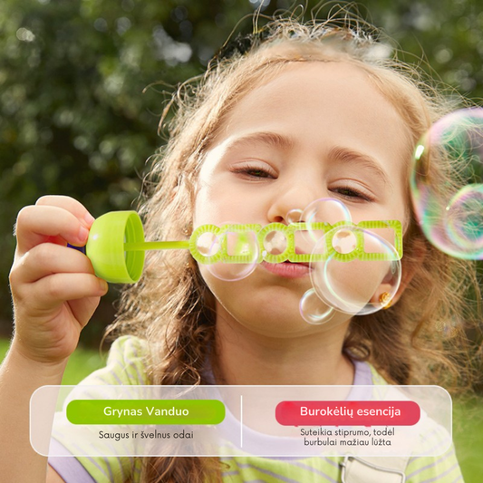 Mideer - Magiška burbulų lazdelė Pelėdžiukas, 177ml