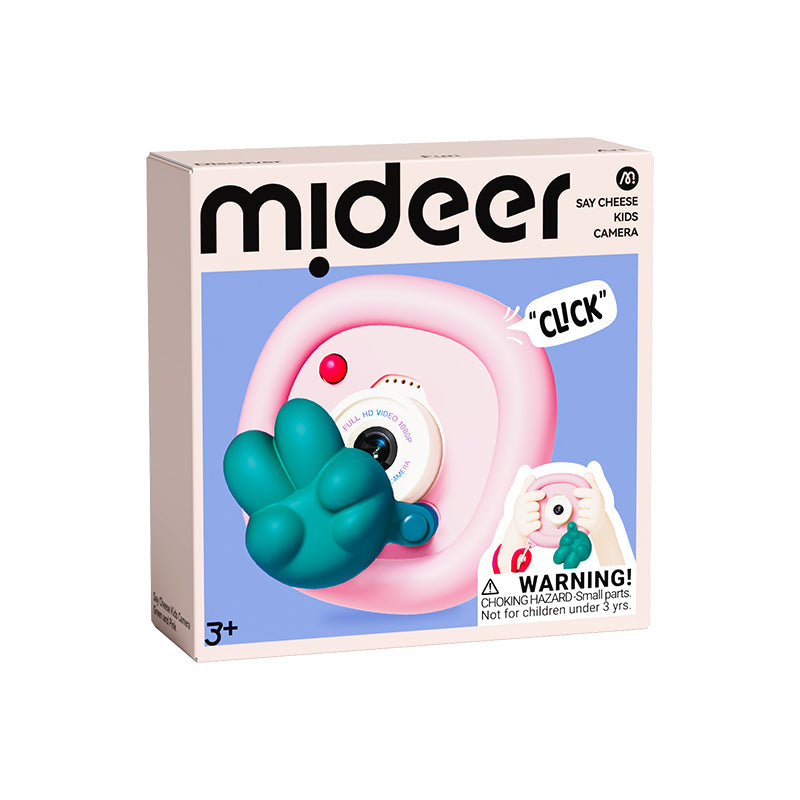 Mideer - Say Cheese vaikiška kamera – Pink / Green