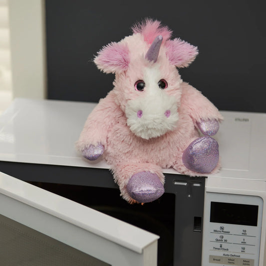 Warmies - minkštas žaislas - rausvas vienaragis | small