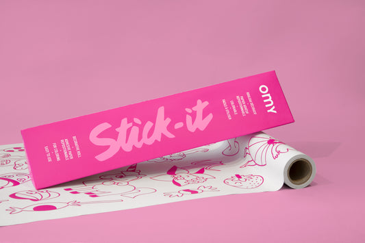 OMY lipnus spalvinamas popierius - Stick it kid - Dreamland