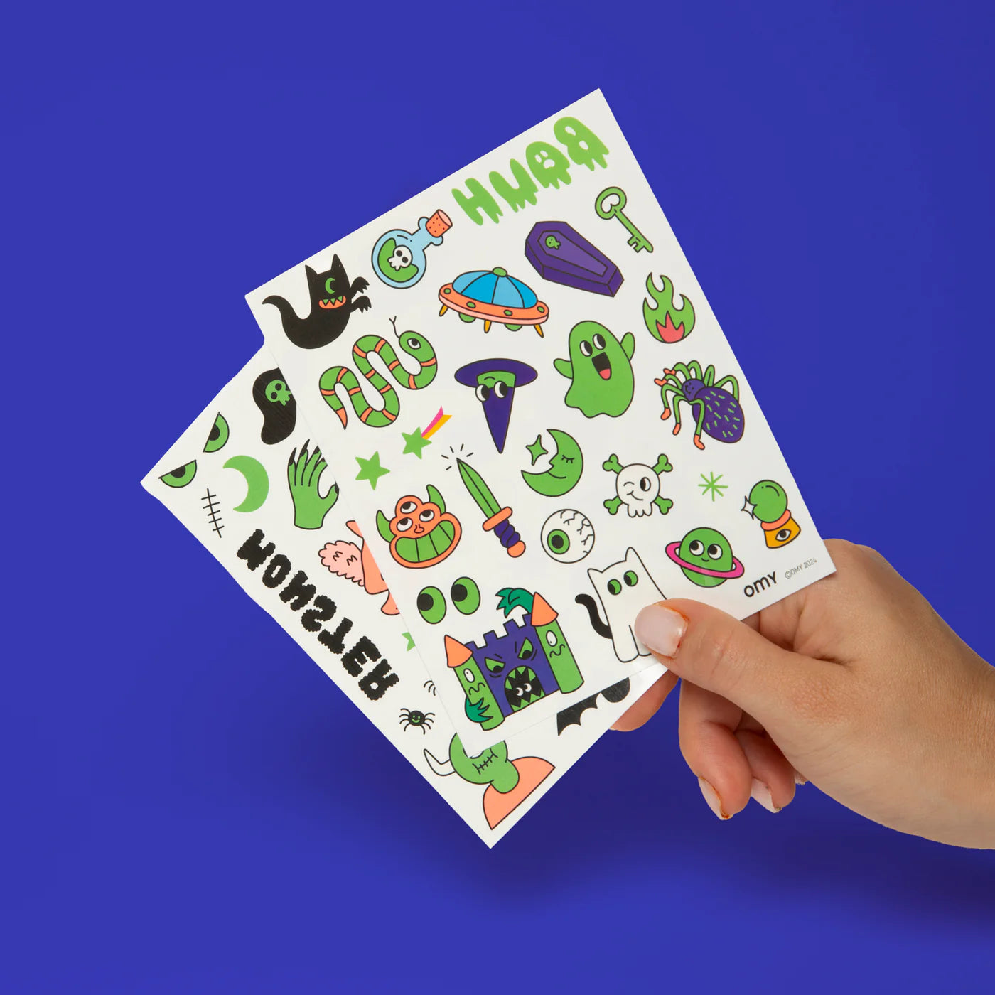 OMY - šviečiančios tamsoje tatuiruotės - BOO!