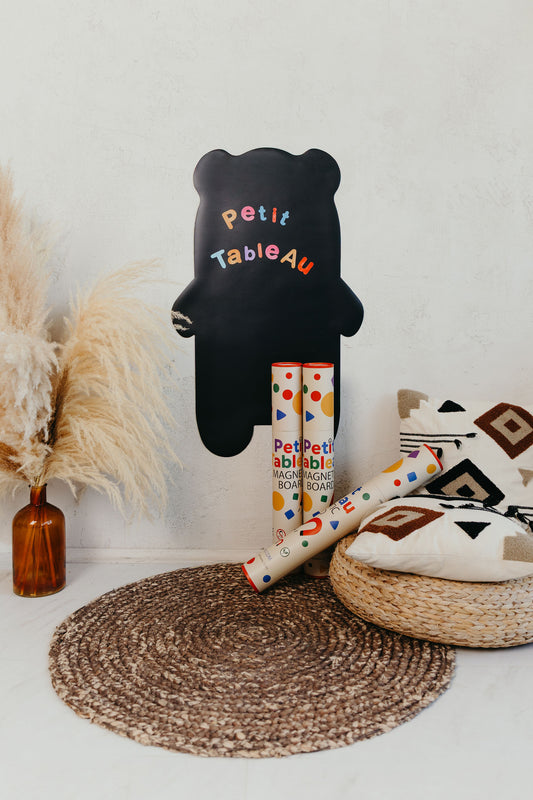 Magnetic board for children - Arche - Beige checkered