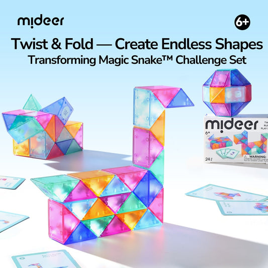 Mideer - Transformuojama magnetinė gyvatėlė - LE KUKU