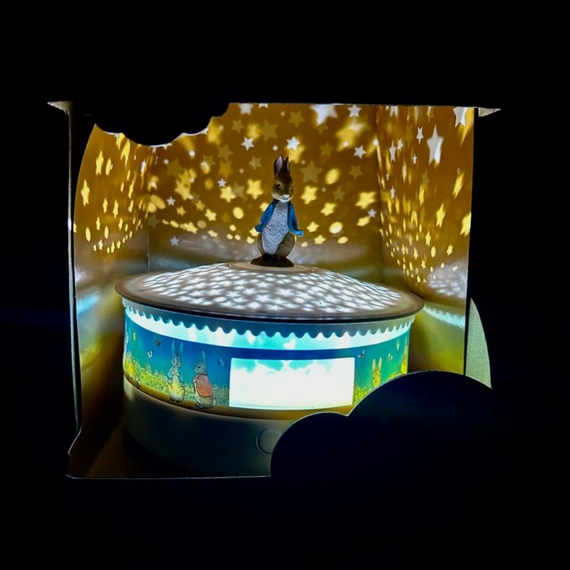 Trousselier muzikinis projektorius - Pierre Lapin© 14 cm | Įkraunamas per USB