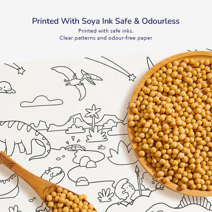 Mideer - Lipnus spalvinimo rulonas Nuostabūs dinozaurai