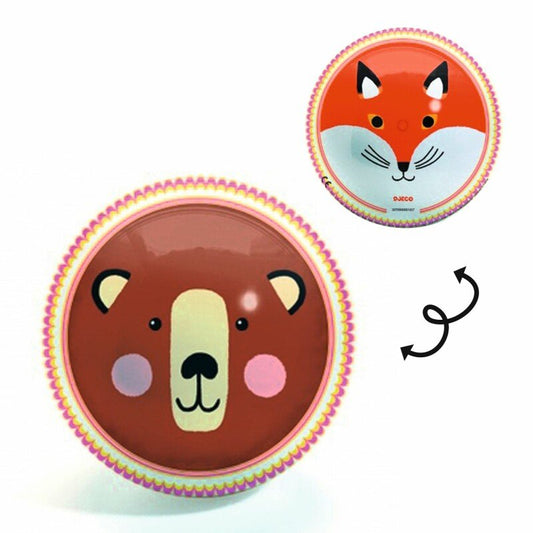 DJECO - Kamuolys - Lokys & lapė - 22 cm ø