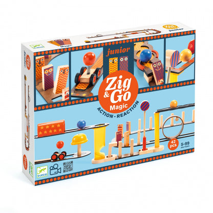 Statybų trasa - Zig & Go - Magija - 43 vnt