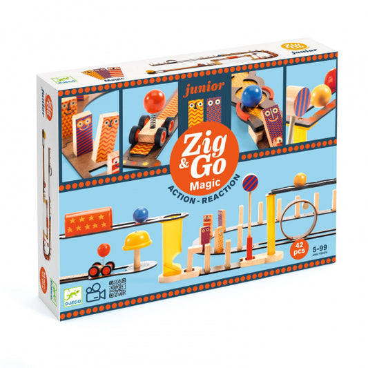 Statybų trasa - Zig & Go - Magija - 43 vnt