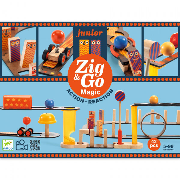 Statybų trasa - Zig & Go - Magija - 43 vnt