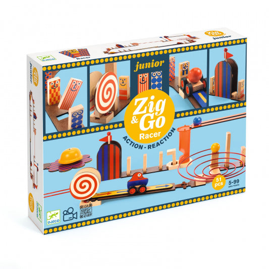 Statybų trasa - Zig & Go - Lenktynininkas - 51 vnt