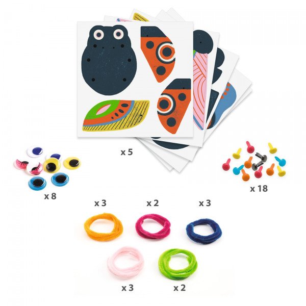 Kūrybinis rinkinys - vėrimas - Siūlų vabaliukai