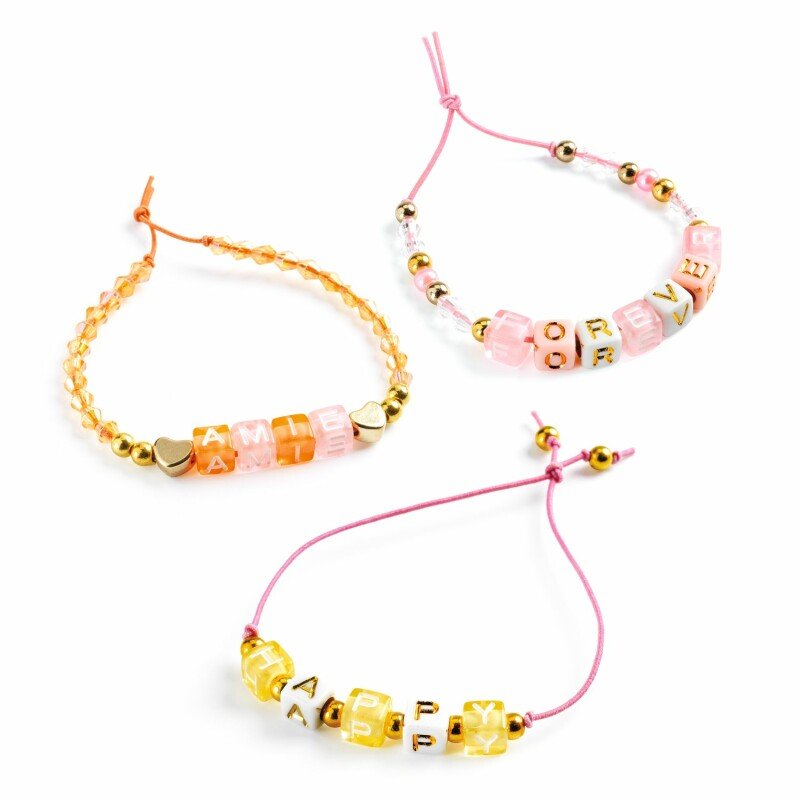 Abėcėlės karoliukai – Auksas