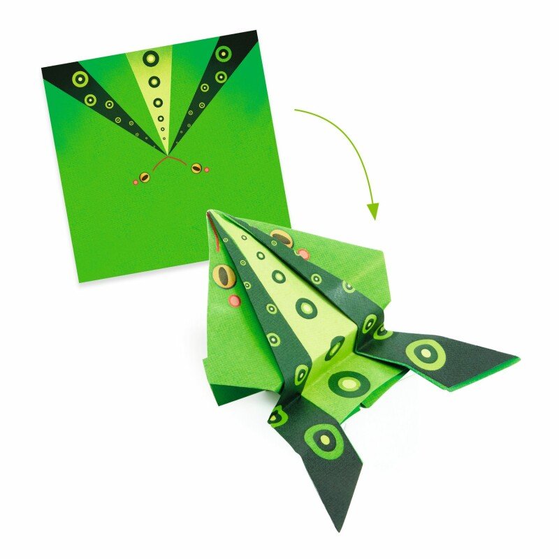 DJECO - Origami rinkinys - Šokinėjantys gyvūnai