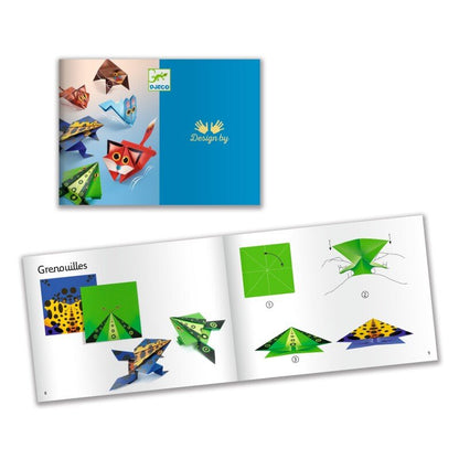 DJECO - Origami rinkinys - Šokinėjantys gyvūnai