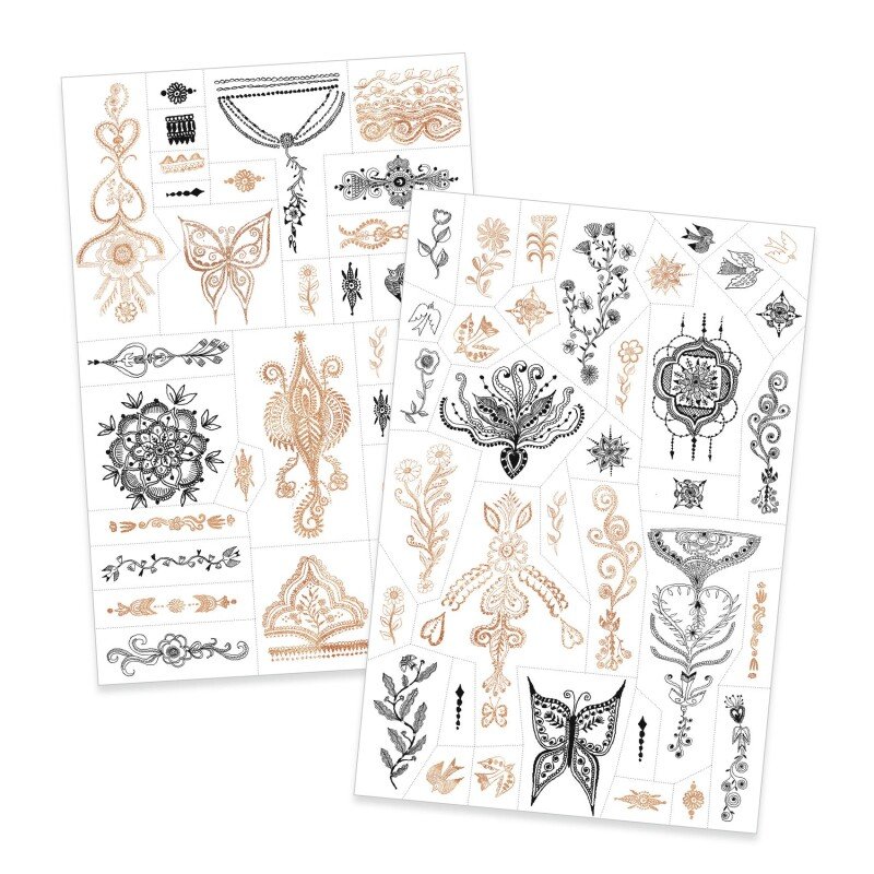 DJECO - Tatuiruotės - Rytų raštai (50+ tatuiruočių)