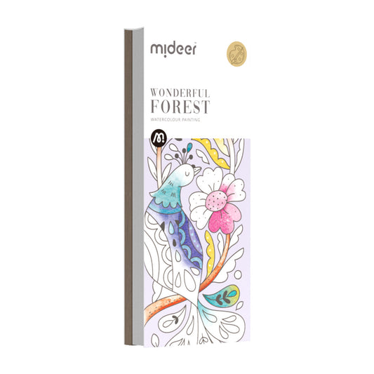 Mideer - Spalvinimo akvarele knygelė Miško pasaka