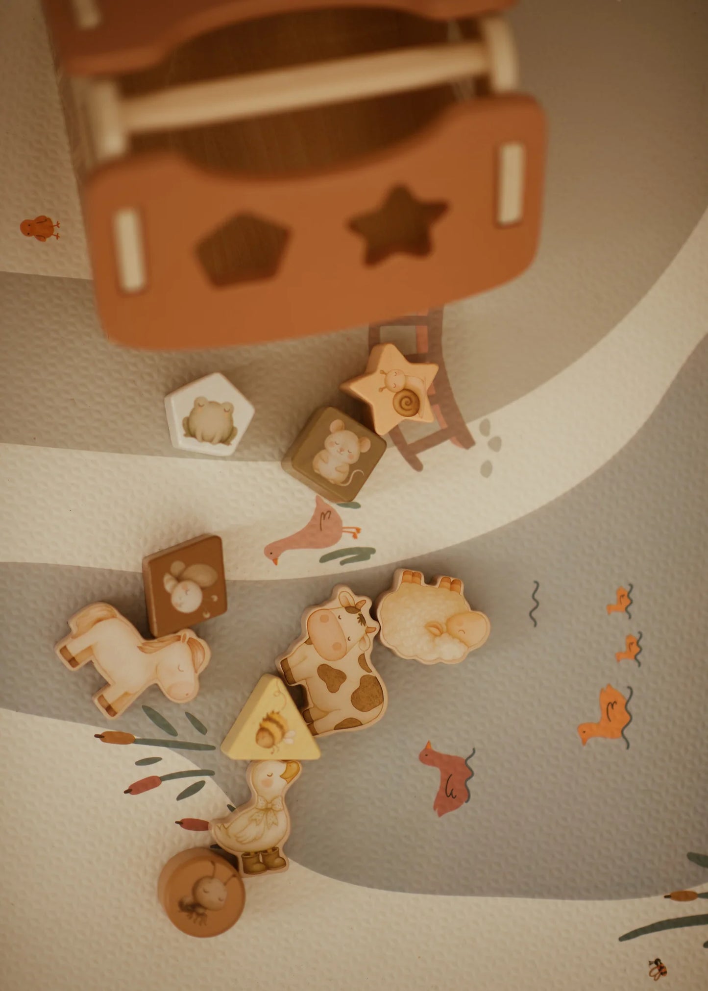 Edukacinė montessori dėlionė - Tiny Barn