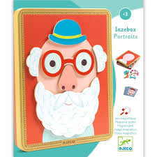 Mediniai magnetai ir metalinė dėžutė - Portretai