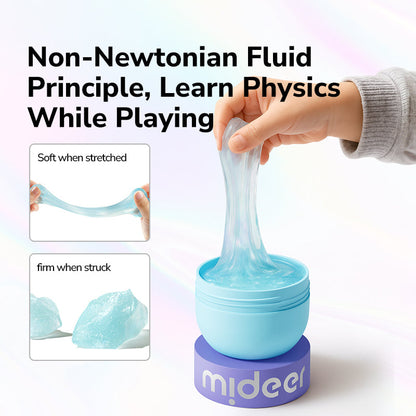 Mideer - Perlamutrinė sensorinė masė, CYAN