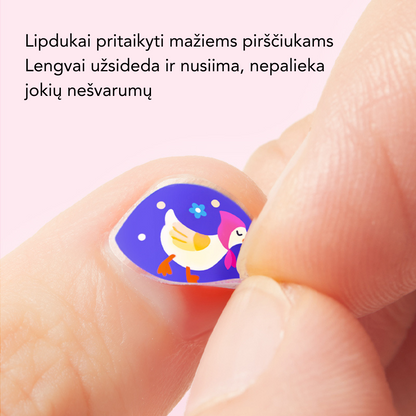 Mideer - Madingi nagų lipdukai – Sodo tematika