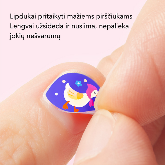 Mideer - Madingi nagų lipdukai – Sodo tematika
