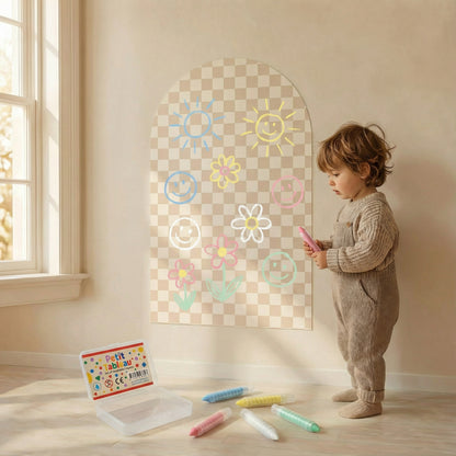 Išsukamos, nuplaunamos kreidelės (5 vnt.)