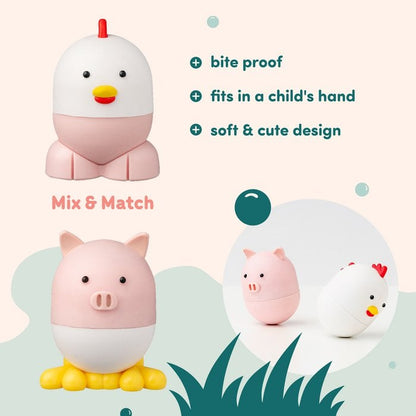 Magnetinis žaidimas Wibbly Wobbly - Ūkio Gyvūnija