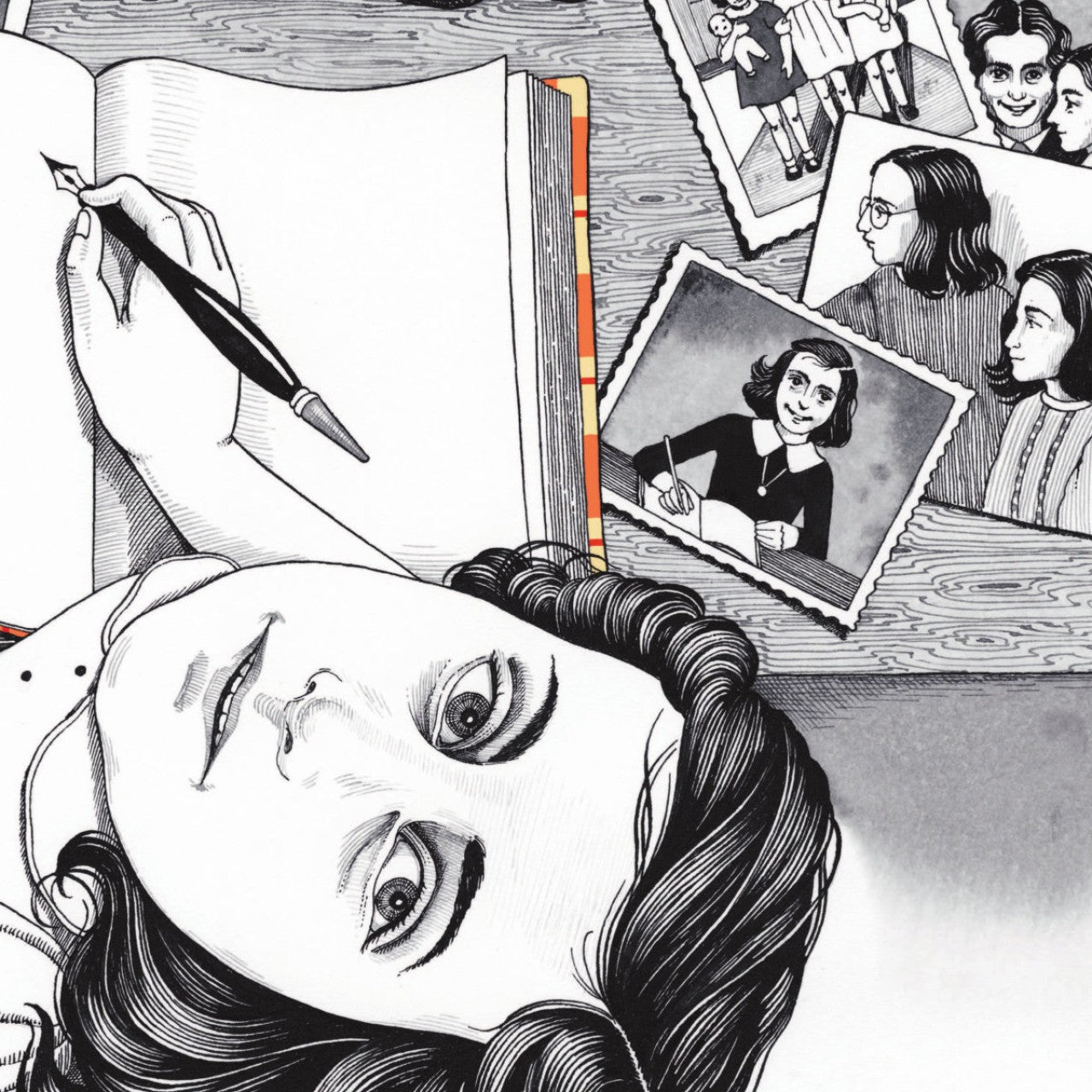 Knyga - Mažų žmonių DIDELĖS SVAJONĖS - ANNE FRANK