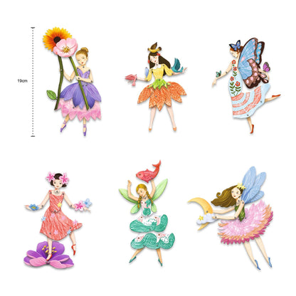 DJECO - Kūrybinis rinkinys lėlės- Fėjos marionetės (6 vnt.)