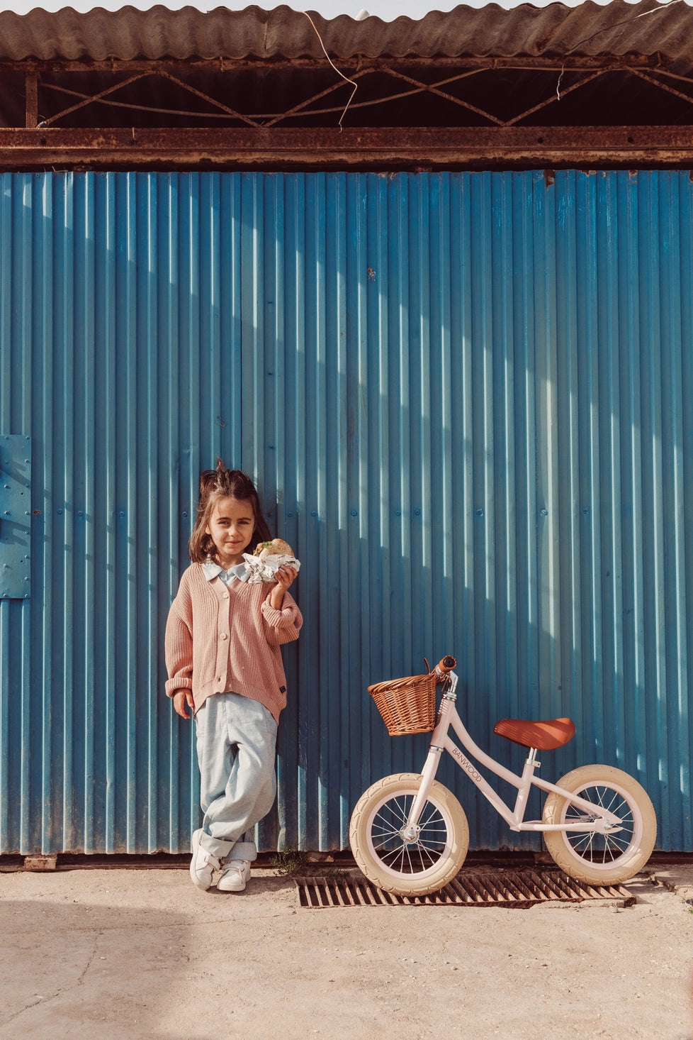 Banwood vintažinis balansinis dviratis First Go - Pink