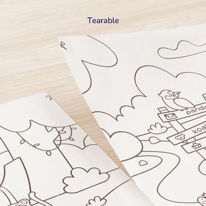 Mideer - Lipnus spalvinimo rulonas Nuostabūs dinozaurai