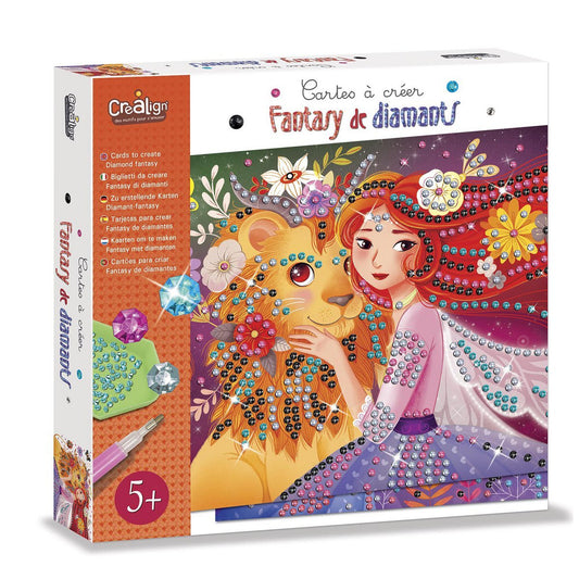 Créa Lign' - Jeux créatifs & éducatifs lavinamoji deimantų dėlionė -  Cards to create “Diamond fantasy”