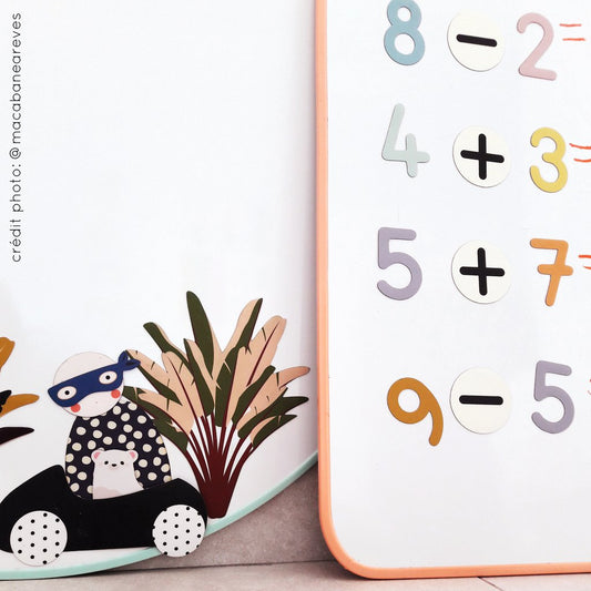 Ma Cabane à Rêves - magnetai skaičiai - Magnetic Numbers - Educational Game
