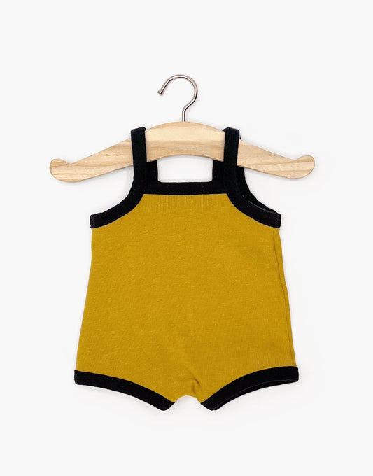Minikane - medvilnės maudymukas GORDIS lėlėms - Mustard Gilda retro jersey