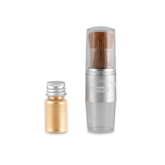 NAMAKI cosmetics - stebuklingas blizgučių šepetėlis Magic Brush & Gold Glitter Powder