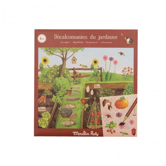 Moulin Roty - Transferiai | perkeliami paveikslėliai - Gardener transfers Le Jardin du Moulin