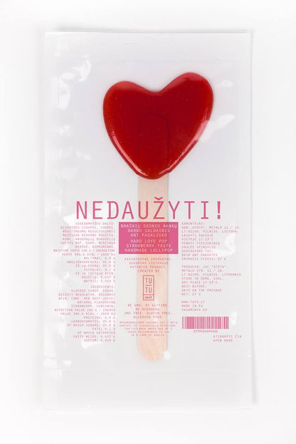 Veganiškas braškinis ledinukas - „Širdelė“ ❤️