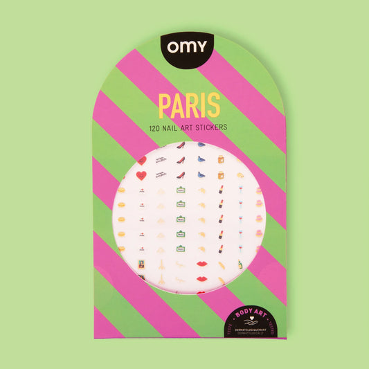 OMY - nagų lipdukai - PARIS | NAIL ART