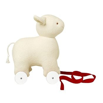 Trousselier - traukimo ir stumdymo žaislas Avelė 32cm | Mouton à Roulettes