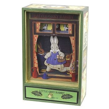 Trousselier - tradicinė muzikinė dėžutė - didelis šokantis triušis | Rabbit© - Vert