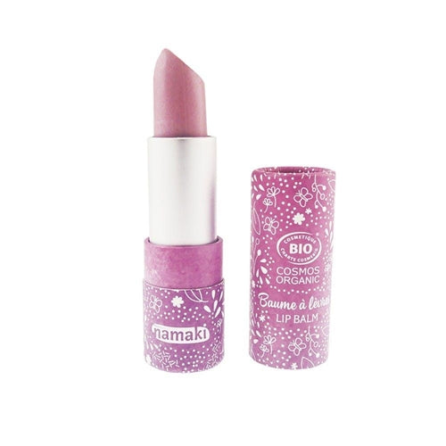 NAMAKI cosmetics - lūpų balzamas - Baume à lèvres teinté rose léger - Framboise