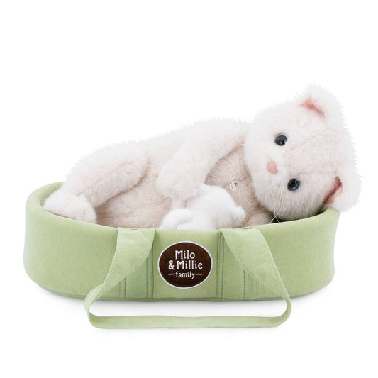 Milo & Millie – Pliušinė Katytė Millie su magnetiniu mažyliu (40 cm)