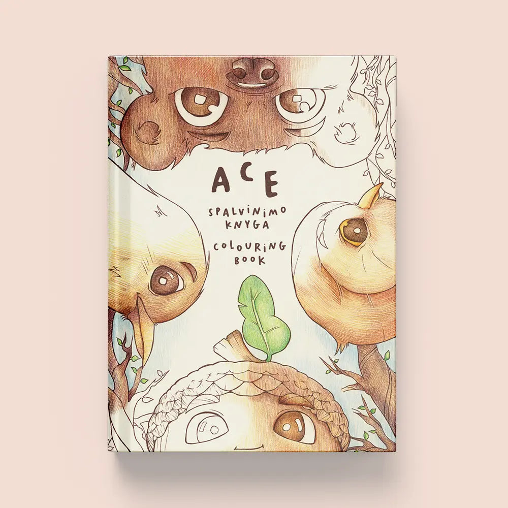 Ace - spalvinimo knyga