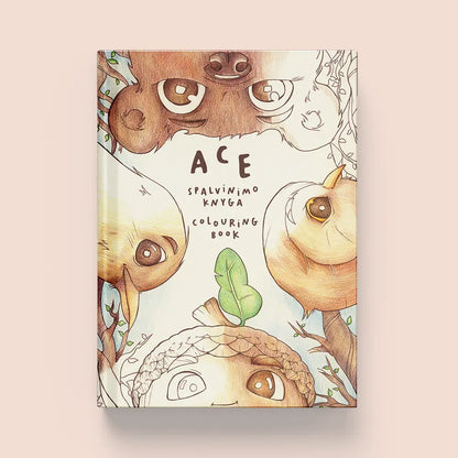 Ace - spalvinimo knyga