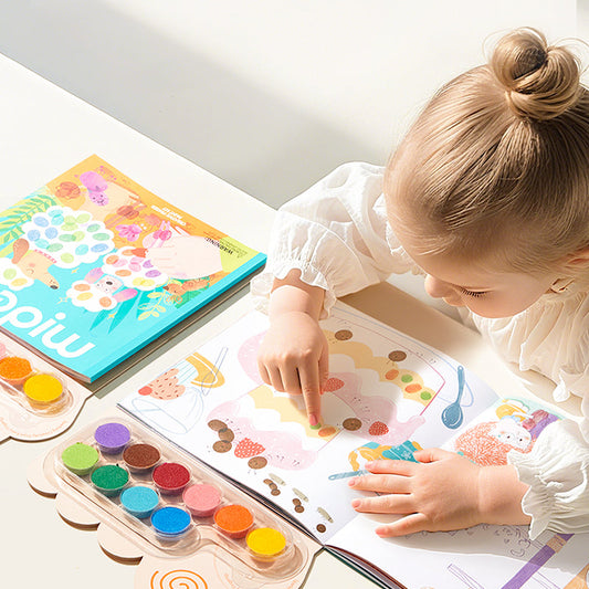 Mideer - Piešimo pirštais kūrybinis albumas – Gyvūnų tematika