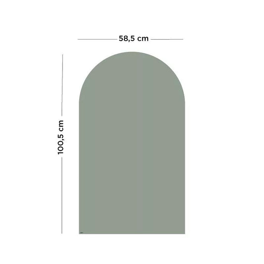 FERFLEX magnetinė lenta prie sienos - Emerald green Arche magnetic board – 1mx58cm