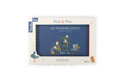 Moulin Roty - Mokyklos prisiminimų albumas (36 psl.) „Puce & Pilou“