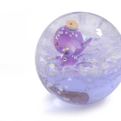 Glowing bouncing ball