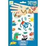 DJECO laikinos tatuiruotės vaikams - Nosiukai (50+ tatuiruočių) - detalės - LE KUKU