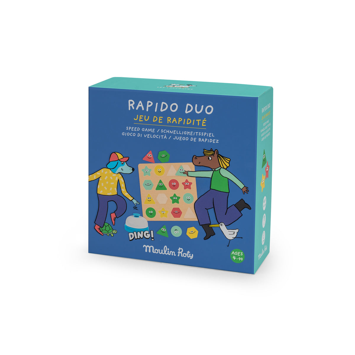 Moulin Roty - Greitos reakcijos žaidimas Rapido Duo - Les Loufoques
